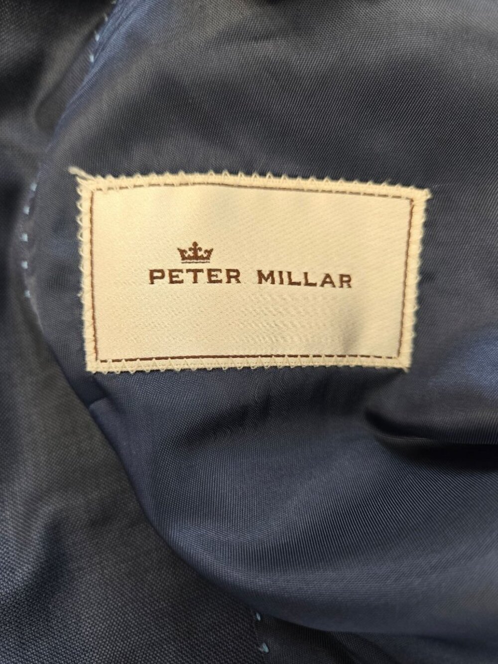 Peter Millar Two Button Blue Sport Jacket Size 52 Long (est) - Picture 3 of 5